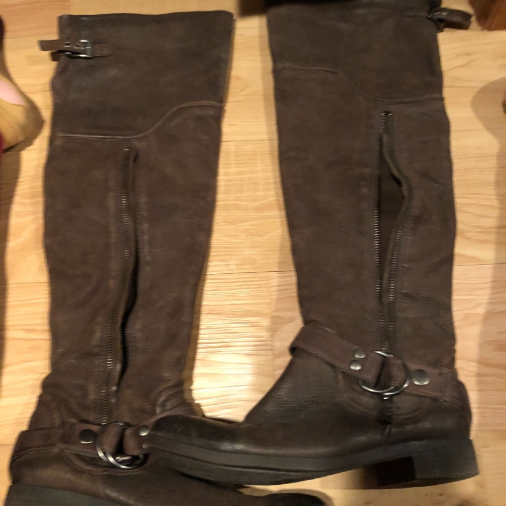 Miss fifty over the knee boots